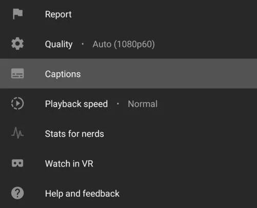 Jak włączyć napisy w YouTube na Androida