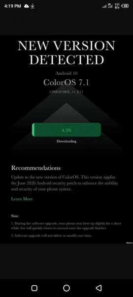 Android 10: como atualizar seu dispositivo com ColorOS 7