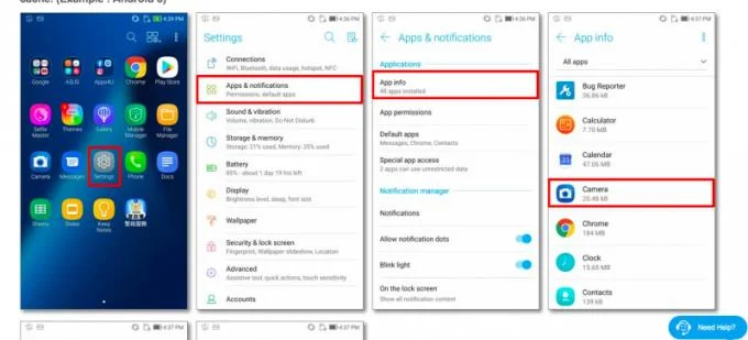 ASUS ZenFone 6/6Z Rozwiązywanie problemów z kamerą 180 stopni