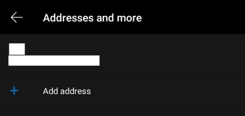 Edge voor Android: adres voor automatisch aanvullen toevoegen