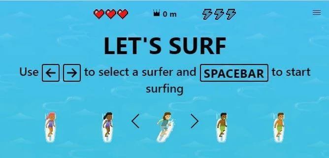 Acesse o jogo de surf oculto do Microsoft Edge