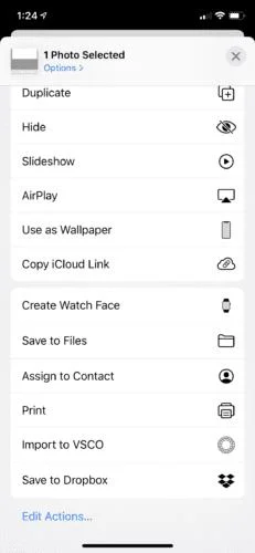 การใช้ iCloud เพื่อแชร์รูปภาพ