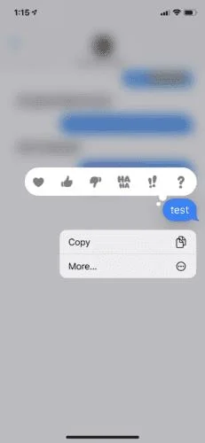 iPhone iMessage-Effekte aktivieren