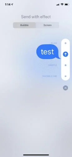 iPhone iMessage-Effekte aktivieren
