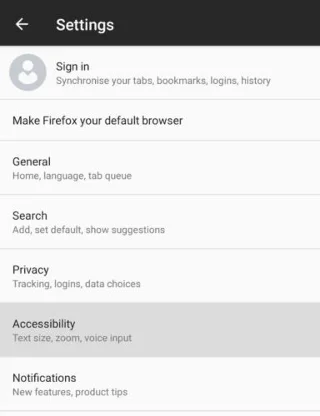 Firefox dla Androida: jak wymusić włączenie powiększania