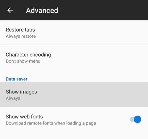 Firefox dla Androida: jak zablokować ładowanie obrazów