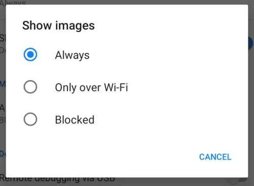 Firefox dla Androida: jak zablokować ładowanie obrazów