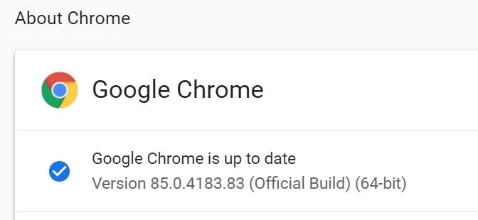 Google 크롬 업데이트 방법