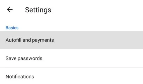 Ecosia na Androida: Jak skonfigurować autouzupełnianie formularzy