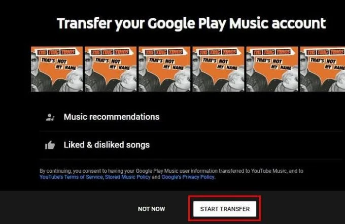 Google Play 뮤직에서 YouTube Music으로 음악을 전송하는 방법