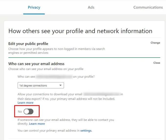 Jak ograniczyć, kto może zobaczyć Twój adres e-mail na LinkedIn?