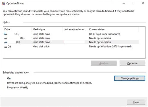 Windows 10: Jak szybko defragmentować dysk twardy