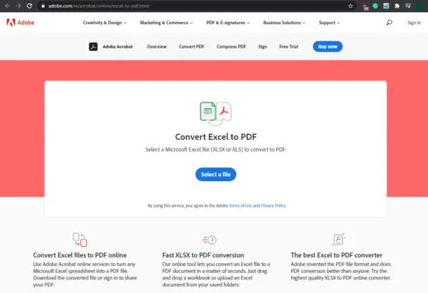 如何將 Excel 電子表格轉換為 PDF