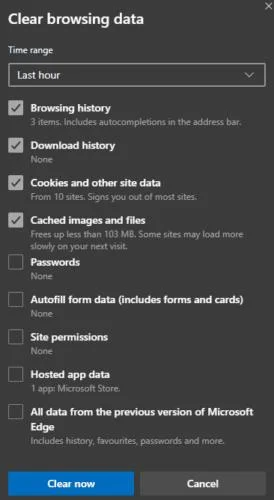 Edge for Windows：閲覧履歴をクリアする方法