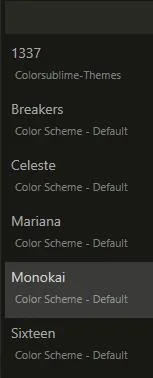 Como mudar o tema em Sublime Text 3