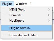 Notepad ++にプラグインを追加する方法