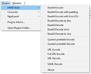 Notepad++에서 Base64 인코딩 및 디코딩하는 방법