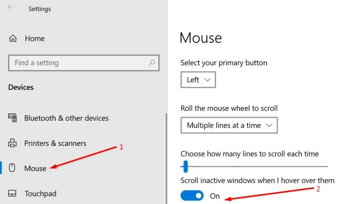 MicrosoftEdgeマウスホイールが機能しない問題を修正