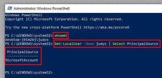 6 formas de comprobar si una cuenta de Windows 10 tiene derechos de administrador