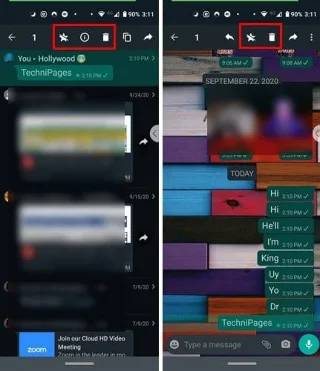 Jak przeglądać i usuwać wiadomości WhatsApp oznaczone gwiazdką