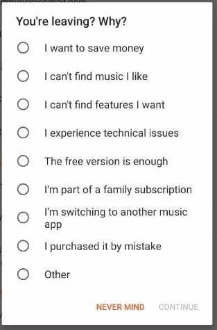 Cómo cancelar la suscripción a Google Play Music