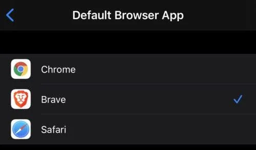 Jak zmienić domyślną przeglądarkę na iOS