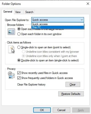 Windows 10: Cómo configurar el Explorador de archivos para que se inicie en "Esta PC"