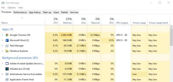 Windows 10：システムリソースを占有しているアプリを特定する方法