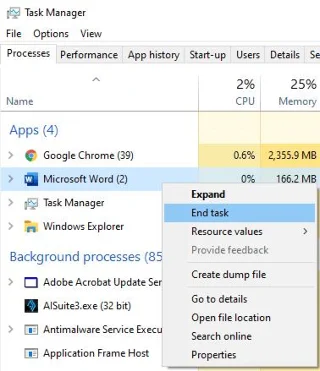 Windows 10：システムリソースを占有しているアプリを特定する方法