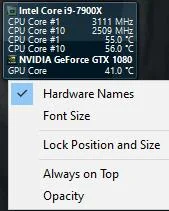 Cómo mostrar la temperatura de la CPU en el escritorio de Windows