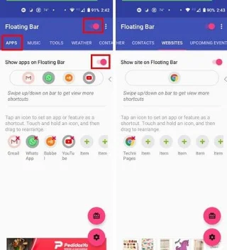 Jak stworzyć pływający pasek z ulubionymi aplikacjami na Androida?