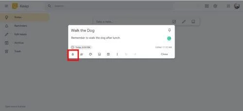 GoogleKeepのリマインダーデフォルトのカスタマイズ