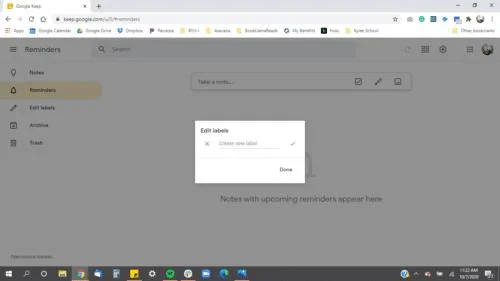 GoogleKeepのリマインダーデフォルトのカスタマイズ