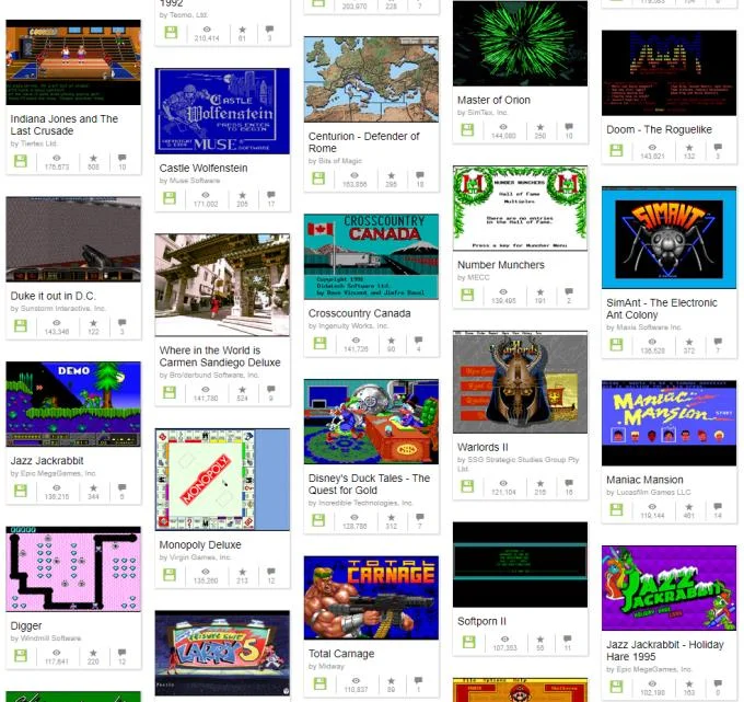 Jak grać w klasyczne gry MS-DOS w przeglądarce?