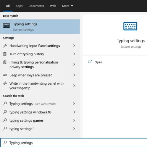 Windows 10: Cómo habilitar la autocorrección y el texto predictivo