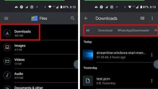 Toegang krijgen tot uw Chrome-downloads in Android 10