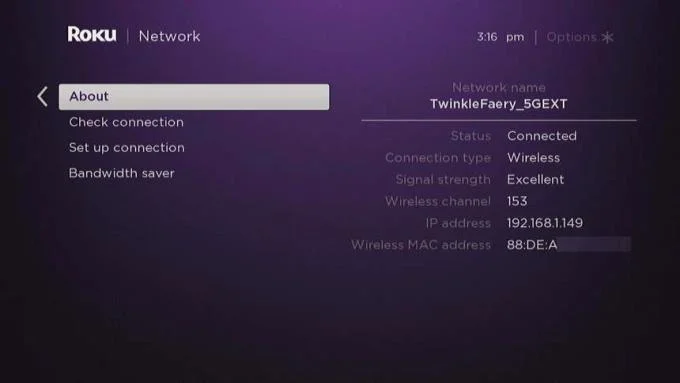 Roku: jak zlokalizować adres MAC Roku: jak zlokalizować adres MAC