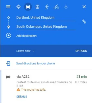 Jak unikać dróg płatnych w Mapach Google
