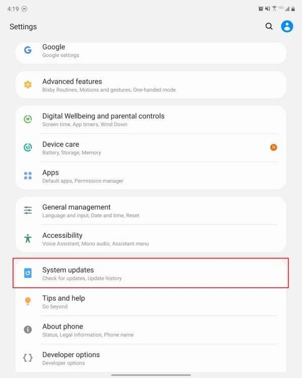 Bản cập nhật Galaxy Z Fold 2 tháng 10 năm 2020 - Có gì mới?