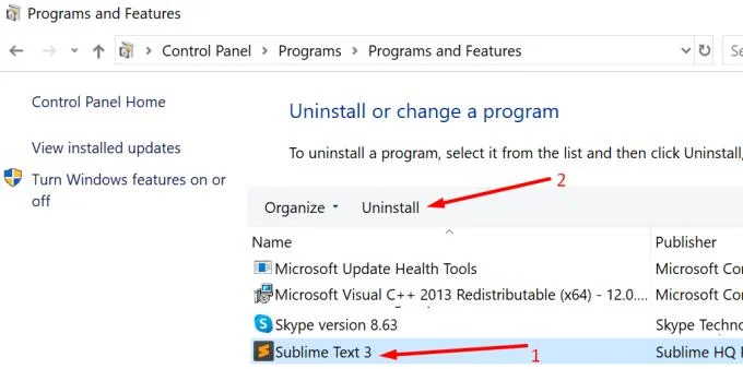 Solução de problemas de texto sublime que não está respondendo