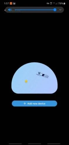 サムスンの電話からスマートテレビへの放送