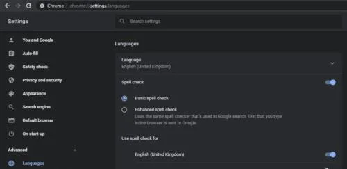 Jak włączyć ulepszone sprawdzanie pisowni w Chrome