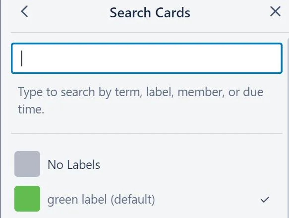 Trello：ラベルでフィルタリングする方法
