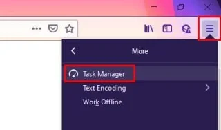 Firefoxタスクマネージャーにアクセスする方法