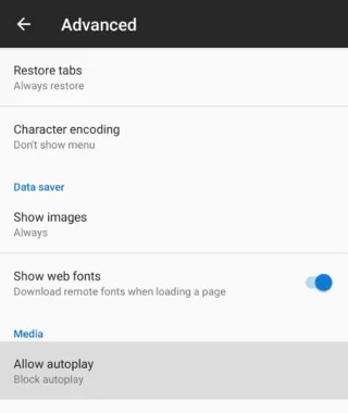 Firefox dla Androida: Jak wyłączyć autoodtwarzanie wideo