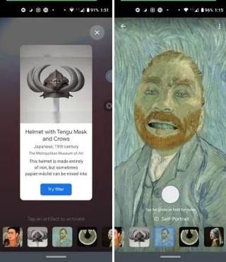 GoogleのArt＆Cultureアプリで自分撮りを芸術作品に変える
