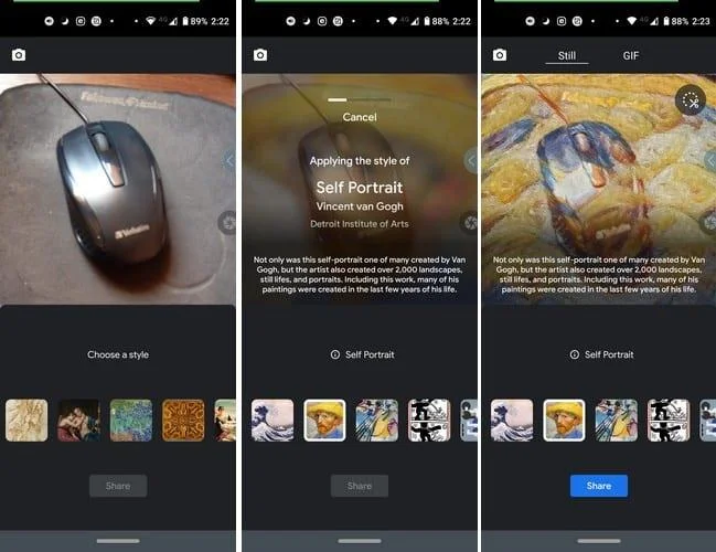 GoogleのArt＆Cultureアプリで自分撮りを芸術作品に変える