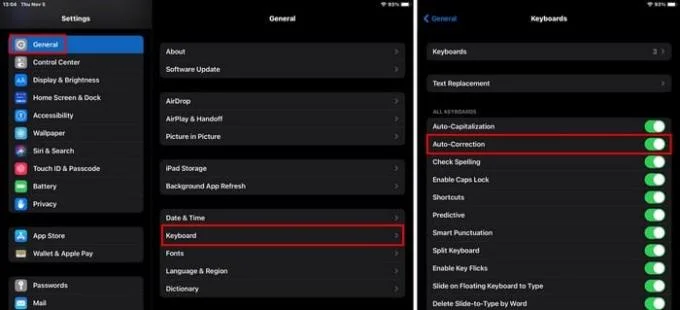 Jak wyłączyć autokorektę w iPadOS 14