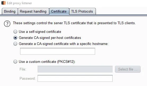 如何在 Burp Suite 中設置代理偵聽器