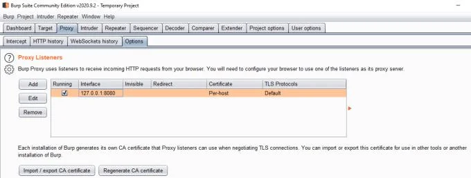 Jak skonfigurować pakiet Burp Suite do przechwytywania ruchu sieciowego?